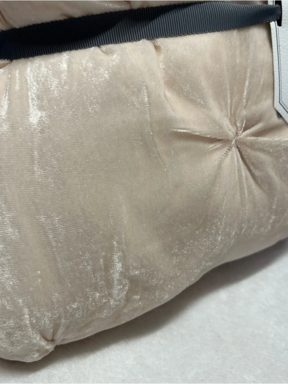 Monique Lhuillier Pottery Barn Velvet Pintuck Quilt Blush Pink Twin Bedding NWT